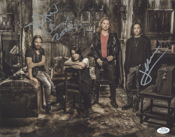 Sergio Vallin & Juan Calleros Signed Autographed 11x14 Photo Mana Band ACOA COA
