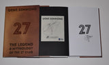 Gene Simmons Signed 27 The Legend & Mythology HC Book Kiss Beckett COA