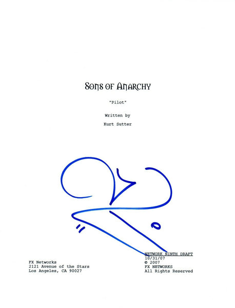 Theo Rossi Signed Autographed SONS OF ANARCHY Pilot Episode Script Juice COA