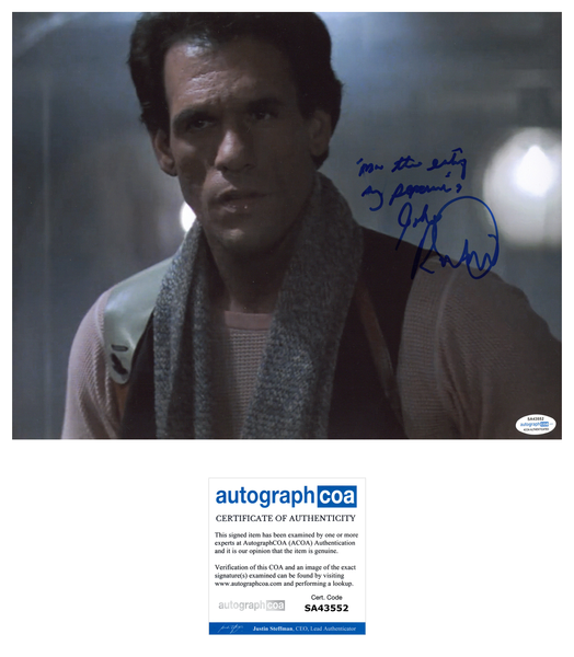 Robert Davi Signed Autographed 11x14 Photo The Goonies with Quote ACOA COA