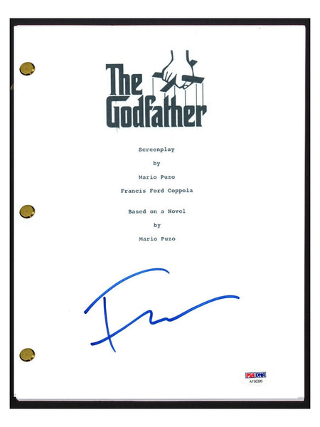 Francis Ford Copolla Signed Autographed The Godfather Movie Script PSA/DNA COA