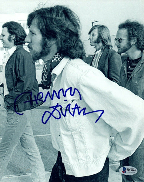 Henry Diltz Signed Autograph 8x10 Photo The Doors Photographer BAS Beckett COA