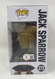 Johnny Depp Signed Funko Pop Jack Sparrow Pirates of the Caribbean Beckett COA