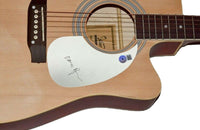 David Byrne The Talking Heads Signed Autographed Acoustic Guitar Beckett COA