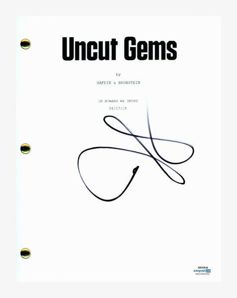 Julia Fox Signed Autographed Uncut Gems Movie Script Full Screenplay ACOA COA