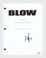 George Jung Signed Autographed Blow Movie Script Drug Smuggler ACOA COA