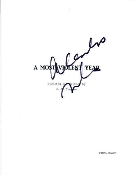 Alessandro Nivola Signed Autographed A MOST VIOLENT YEAR Movie Script COA VD