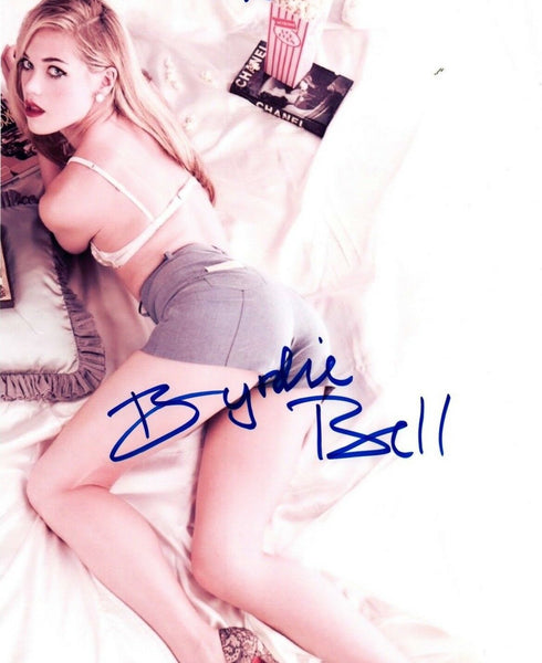 Byrdie Bell Signed Autographed 8x10 Photo Sexy Hot Model COA VD