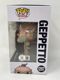 Guillermo Del Toro Signed Autograph Pinnochio Geppetto Funko Pop Beckett COA