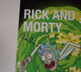 Dan Harmon Signed Autographed 12x18 Poster Photo RICK & MORTY Creator COA