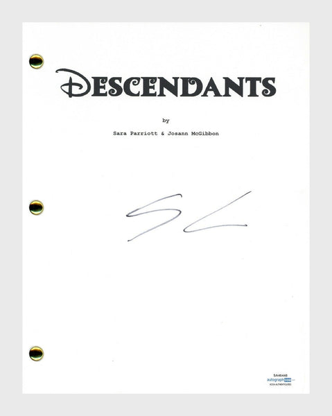 Sofia Carson Signed Autographed Descendants Movie Script Screenplay ACOA COA