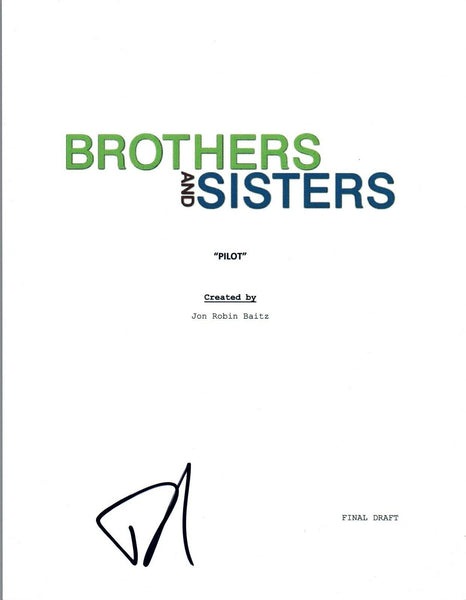 Dave Annable Signed Autographed BROTHERS & SISTERS Pilot Episode Script VD