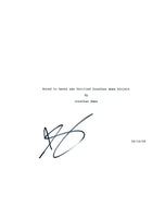 Jason Schwartzman Signed Autographed BORED TO DEATH Pilot Script COA