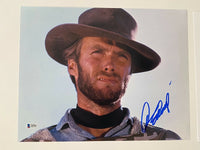 Clint Eastwood Signed The Good, the Bad and the Ugly 11x14 Photo Beckett COA LOA