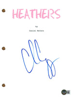 Christian Slater Signed Autograph Heathers Full Movie Script Beckett COA