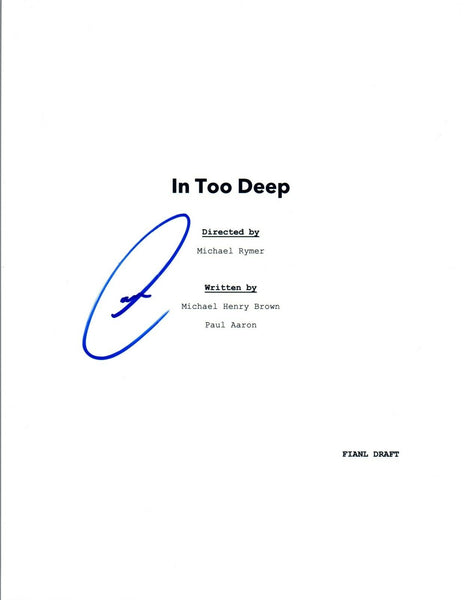 Omar Epps Signed Autographed IN TOO DEEP Movie Script COA VD