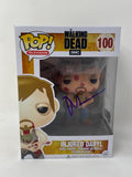 Norman Reedus Signed Funko Pop The Walking Dead Injured Daryl #100 Beckett COA