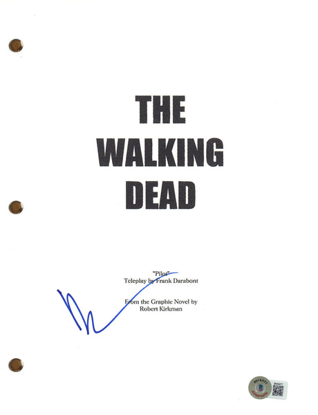 Norman Reedus Signed Autograph The Walking Dead Pilot Script Screenplay BAS COA