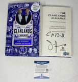 Sam Heughan Graham McTavish Signed Clanlands Almanac Book Outlander Beckett COA