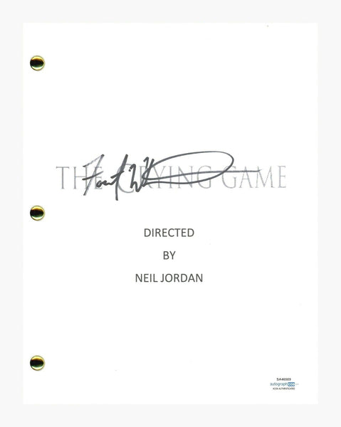 Forest Whitaker Signed Autographed The Crying Game Script Screenplay ACOA COA