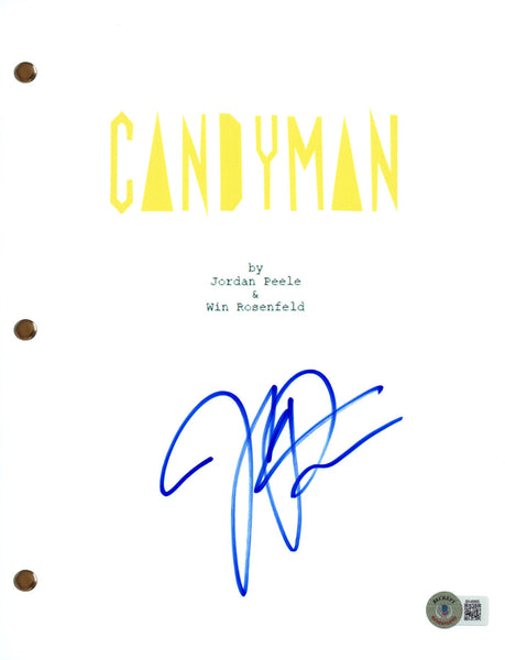 Jordan Peele Signed Autograph Candyman 2019 Full Movie Script Horror Beckett COA