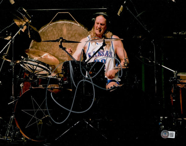 Danny Carey Tool Signed Autograph 11x14 Photo Drummer Tool Band Beckett COA