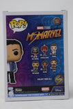 Rish Shah Signed Funko Pop Ms Marvel Kamran 1108 Autograph Beckett COA