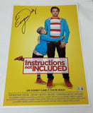 Eugenio Derbez Signed Instructions Not Included 12x18 Movie Poster Beckett COA
