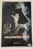 Nick Castle Signed Halloween Ends 11x17 Movie Poster Michael Myers Beckett COA