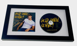 Parker McCollum Signed Autographed Gold Chain Cowboy Framed CD Display COA