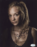 Emily Kinney Signed Autograph 8x10 Photo The Walking Dead Beth Greene ACOA COA