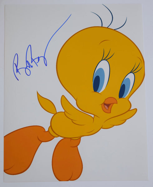 Bob Bergen Signed Autograph 11x14 Photo Voice Actor Tweety Bird COA