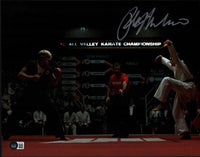 Ralph Macchio Signed Autograph 11x14 Photo The Karate Kid Crane Kick Beckett COA
