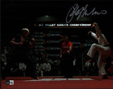 Ralph Macchio Signed Autograph 11x14 Photo The Karate Kid Crane Kick Beckett COA