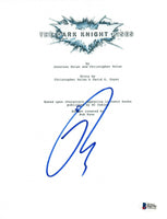 Tom Hardy Signed Autographed THE DARK KNIGHT RISES Movie Script Beckett BAS COA