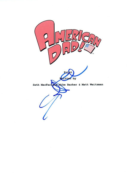 Scott Grimes Signed Autographed AMERICAN DAD Pilot Episode Script COA