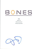 David Boreanaz Signed Autographed BONES Pilot Episode Script COA VD