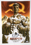 Dolph Lundgren Signed Autograph Rocky IV 4 Movie Poster 12x18 Photo Beckett COA