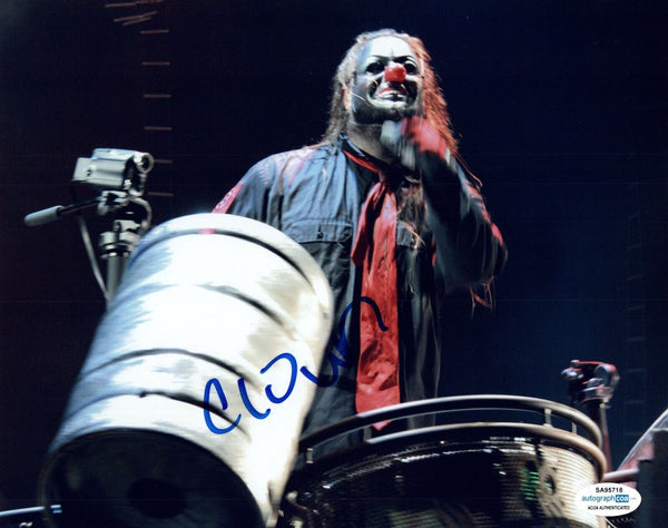 Clown Shawn Crahan Signed Autographed 8x10 Photo Slipknot Drummer ACOA COA