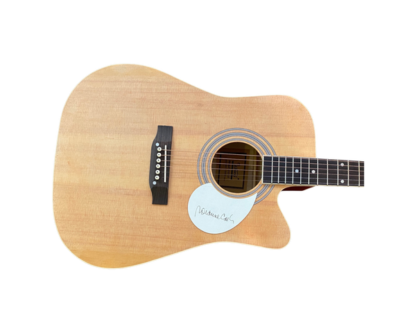 Rosanne Cash Signed Autograph Full Size Acoustic Guitar Johnny Daughter ACOA COA