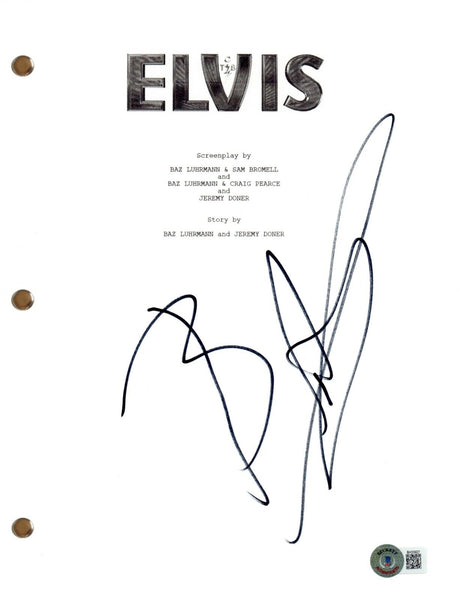 Baz Luhrmann Signed Autograph Elvis Movie Script Full Screenplay Beckett COA