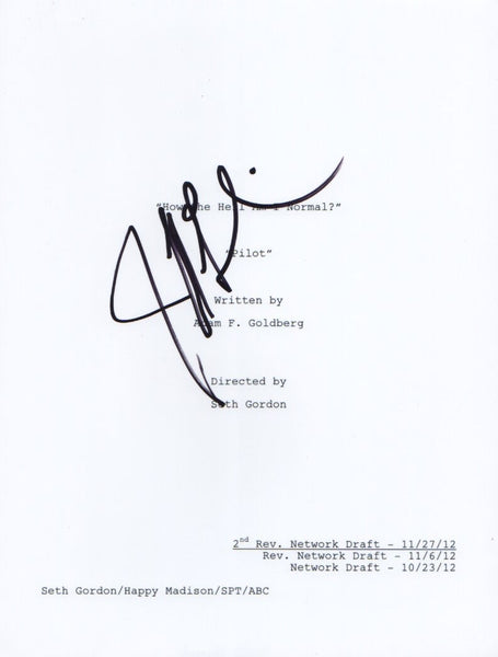 Jeff Garlin Signed Autographed The Goldbergs Full Pilot Episode Script