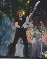 David Ellefson Dave  Megadeth Bassist Signed Autographed 8X10 Photo C