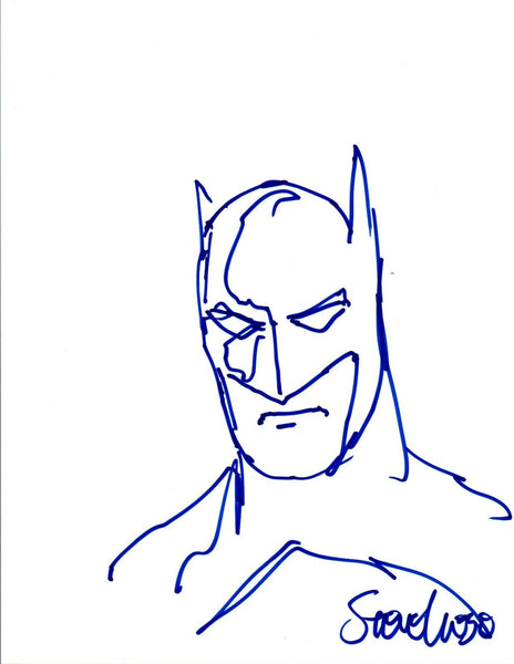 Steve Lieber Signed Autograph Hand Drawn Sketch Comic Illustrator Batman COA VD