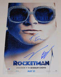 Taron Egerton & Jamie Bell Signed 11x17 Photo Poster ROCKETMAN Elton PSA/DNA COA