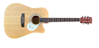 Ronnie Wood Signed Full Size Acoustic Guitar The Rolling Stones ACOA COA