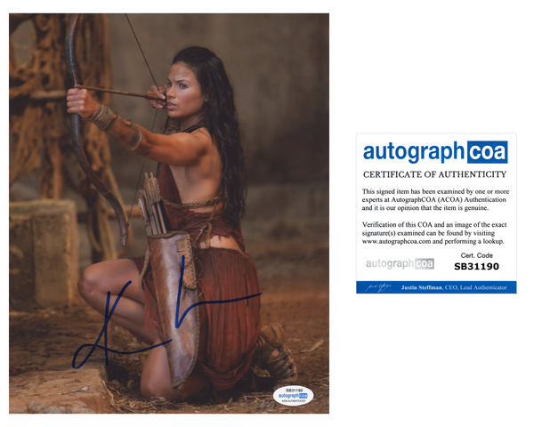 Katrina Law Signed Autographed 8x10 Photo Spartacus Arrow Actress ACOA COA