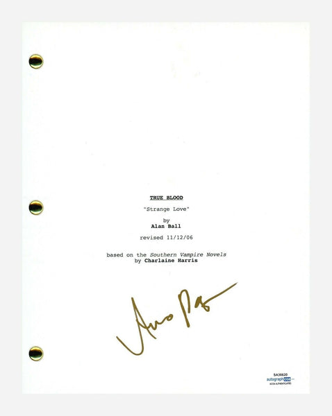 Anna Paquin Signed Autographed TRUE BLOOD Pilot Episode Script ACOA COA
