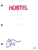 Eli Roth Signed Autographed Hostel Movie Script Screenplay Horror ACOA COA