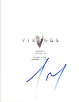 Travis Fimmel Signed Autographed VIKINGS Pilot Episode Script COA VD